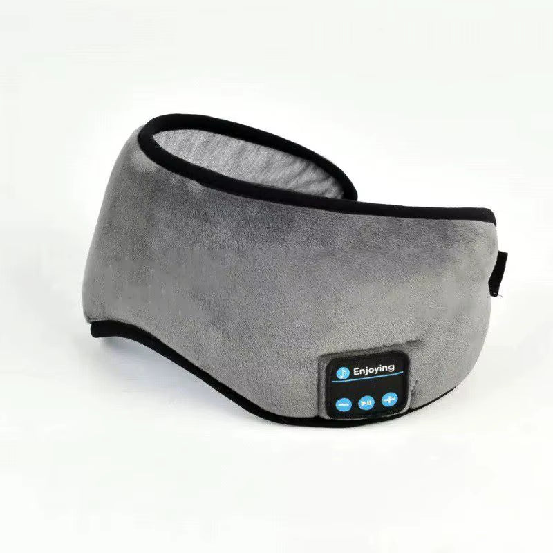 Smart Eye Mask Patch and Bluetooth Wireless Headphone 3D Sleep Mask Aid and Light-Blocking Eye Cover